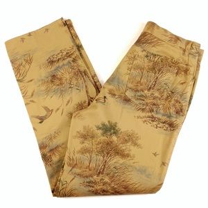 LAUREN RALPH LAUREN Women's Tan Mallard Duck Pants